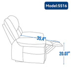 Fauteuil inclinable électrique à double moteur, position infinie, jusqu'à 350 lb, avec massage par vibration à 8 points et chauffage lombaire