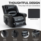 Fauteuil inclinable électrique à double moteur, massage thermique, positions infinies, USB
