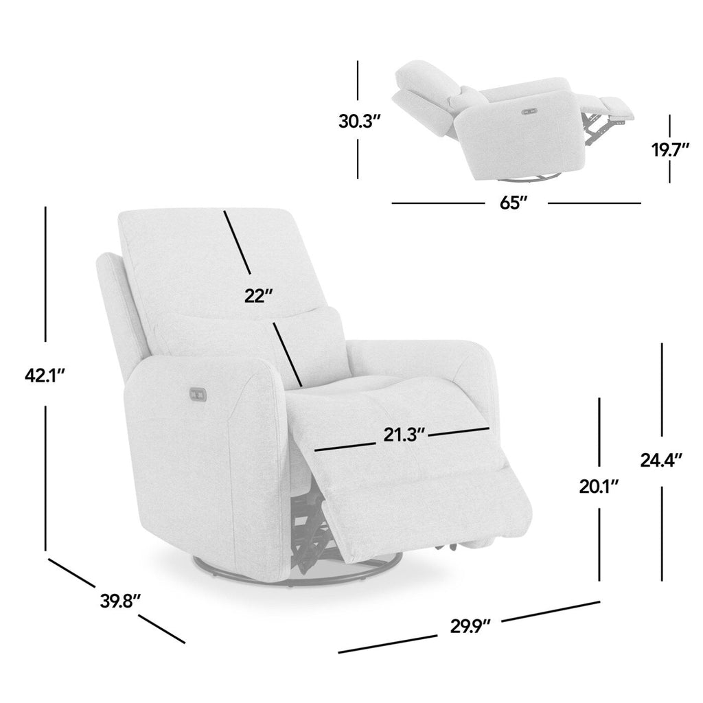 Fauteuil inclinable électrique pivotant Dublin 30