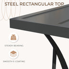 Ensemble de salle à manger de patio 7 pièces EROMMY avec chaises longues pliantes et table en aluminium, mobilier d'extérieur pour jardin, terrasse ou balcon.