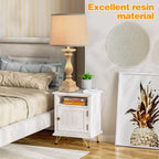 Lot de 2 lampes de chevet EROMMY avec deux ports USB, 2 ampoules incluses et commande tactile à 3 positions. Idéal pour le salon et la chambre.