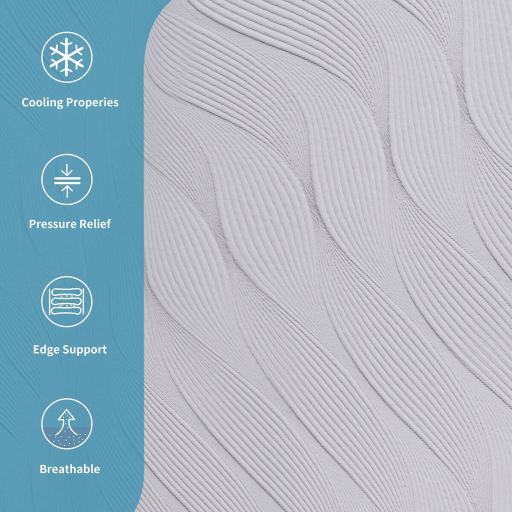 Matelas hybrides pour camping-car ESHINE 10 pouces, offrant un excellent soutien