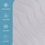 Matelas hybrides pour camping-car ESHINE 10 pouces, offrant un excellent soutien