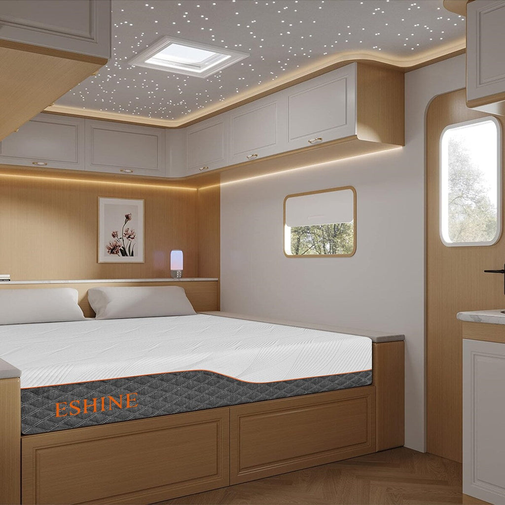 Matelas hybrides pour camping-car ESHINE 10 pouces, offrant un excellent soutien