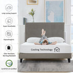 Matelas en mousse à mémoire de forme gel 10 pouces, confort moyen