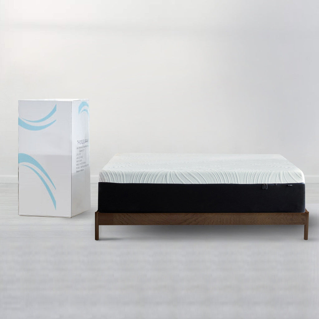 Matelas en mousse à mémoire de forme de 12 pouces avec rembourrage moyen, Queen