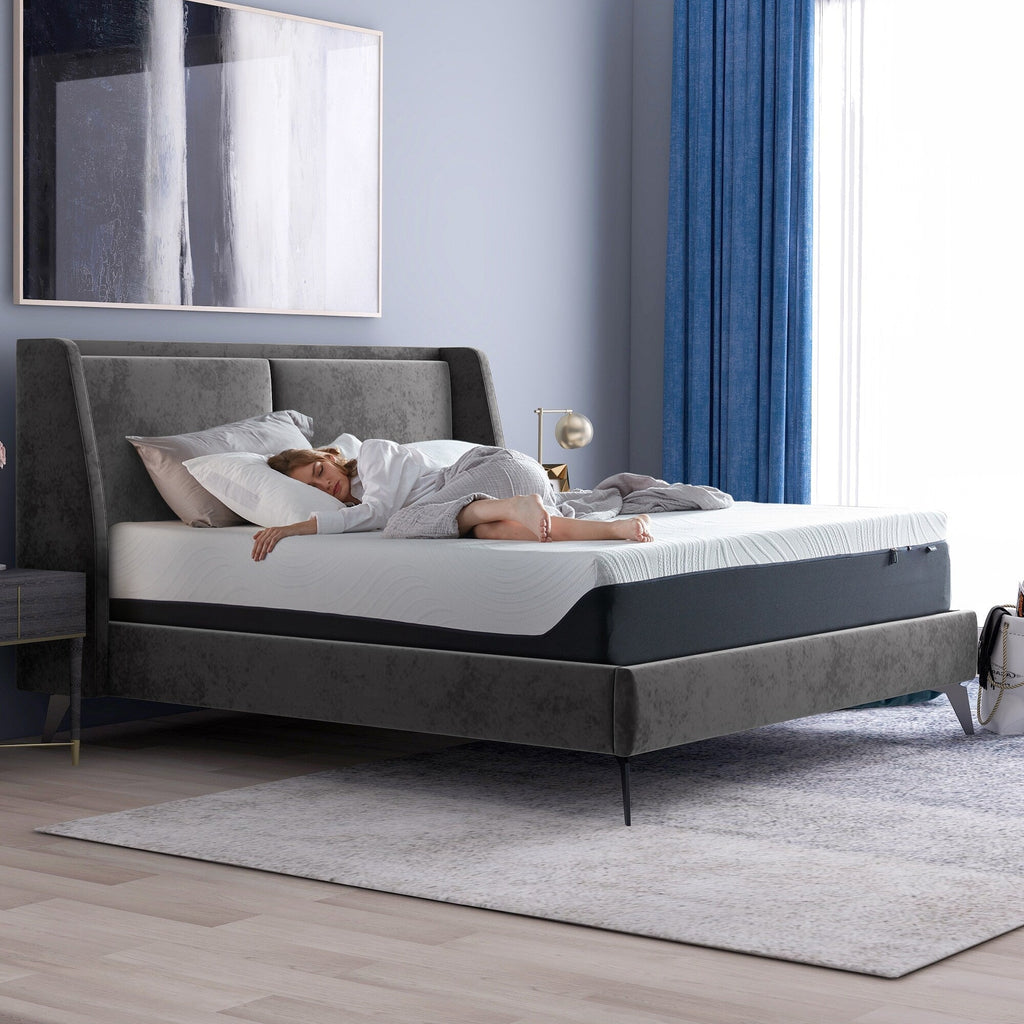 Matelas en mousse à mémoire de forme de 12 pouces avec rembourrage moyen, Queen