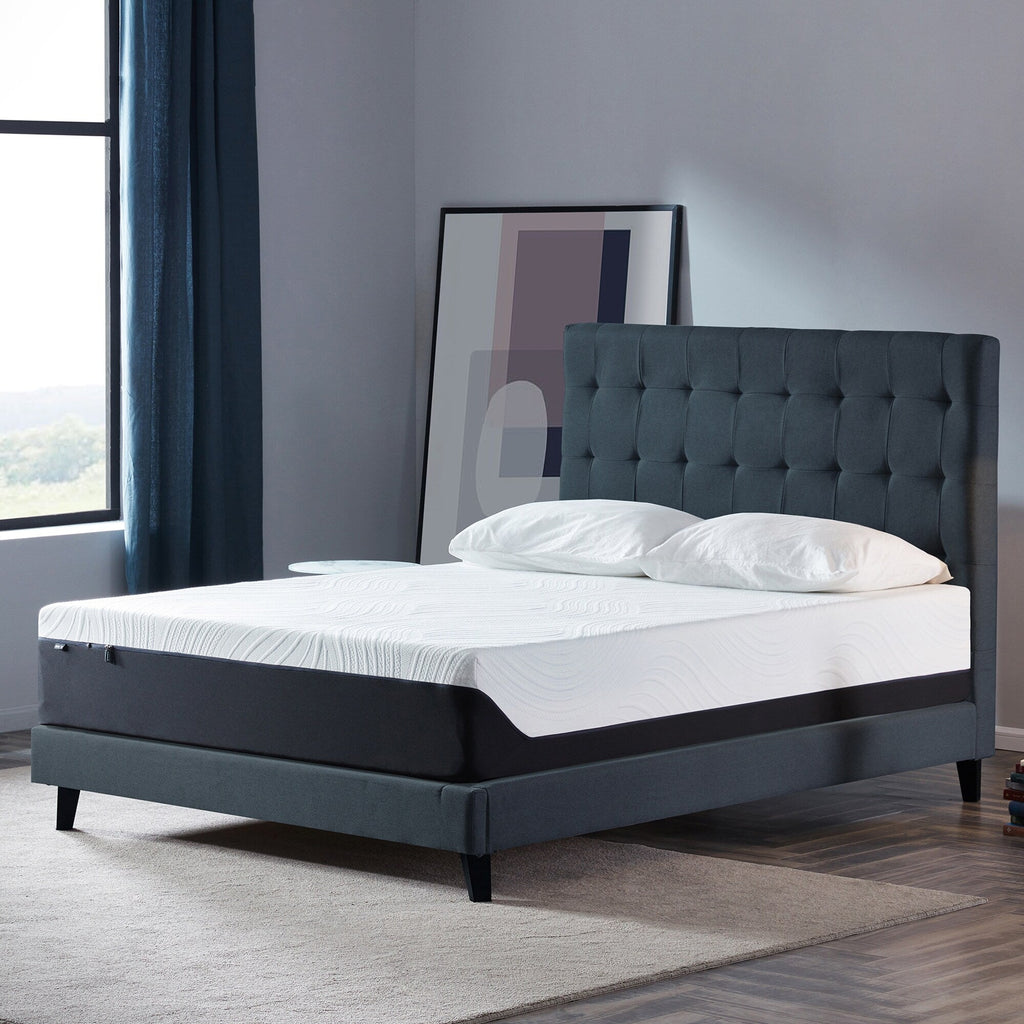 Matelas en mousse à mémoire de forme de 12 pouces avec rembourrage moyen, Queen