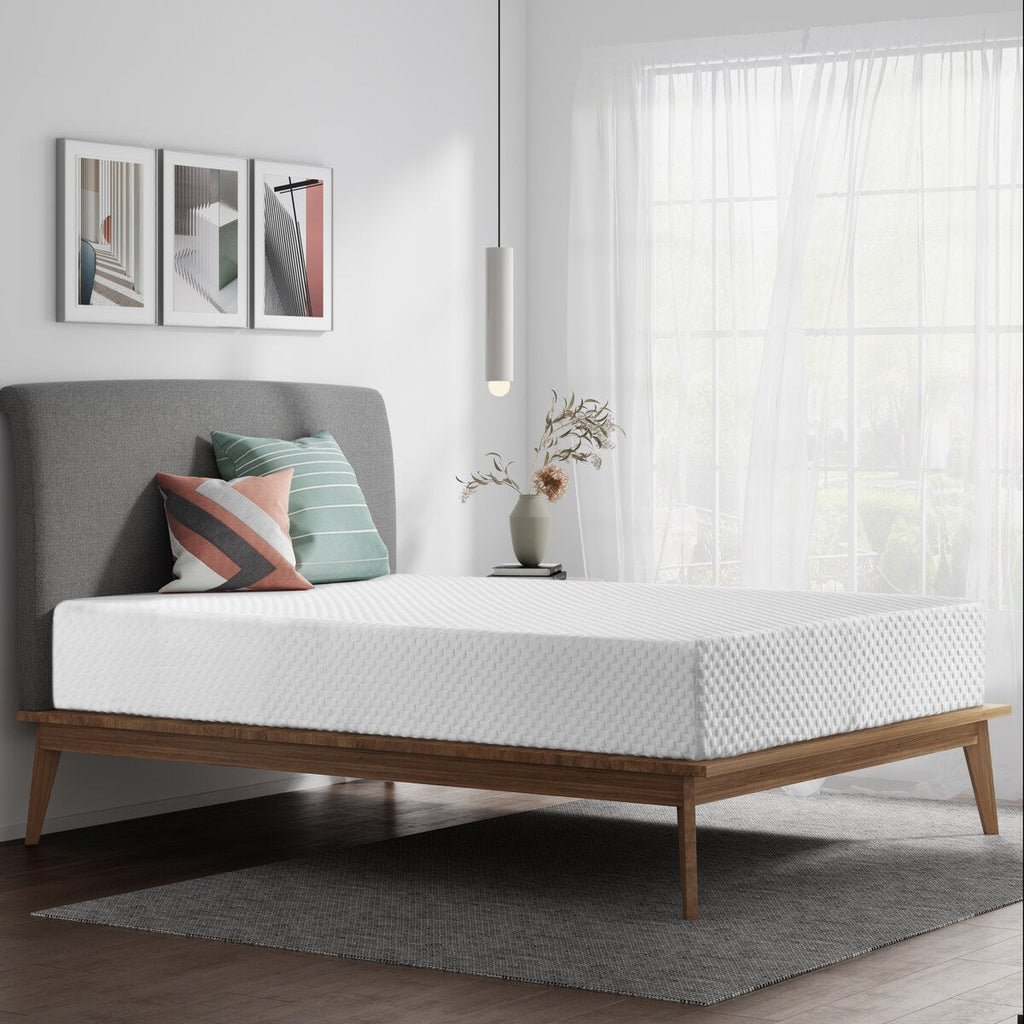 Matelas en mousse à mémoire de forme gel de 12 pouces pour un sommeil frais et un confort moyen
