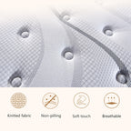 Matelas hybride à ressorts ensachés de 12 pouces