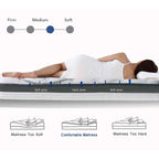Matelas hybride à ressorts ensachés de 12 pouces