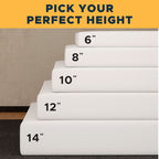 Matelas hybride moyen Early Bird CopperCool Performance 10