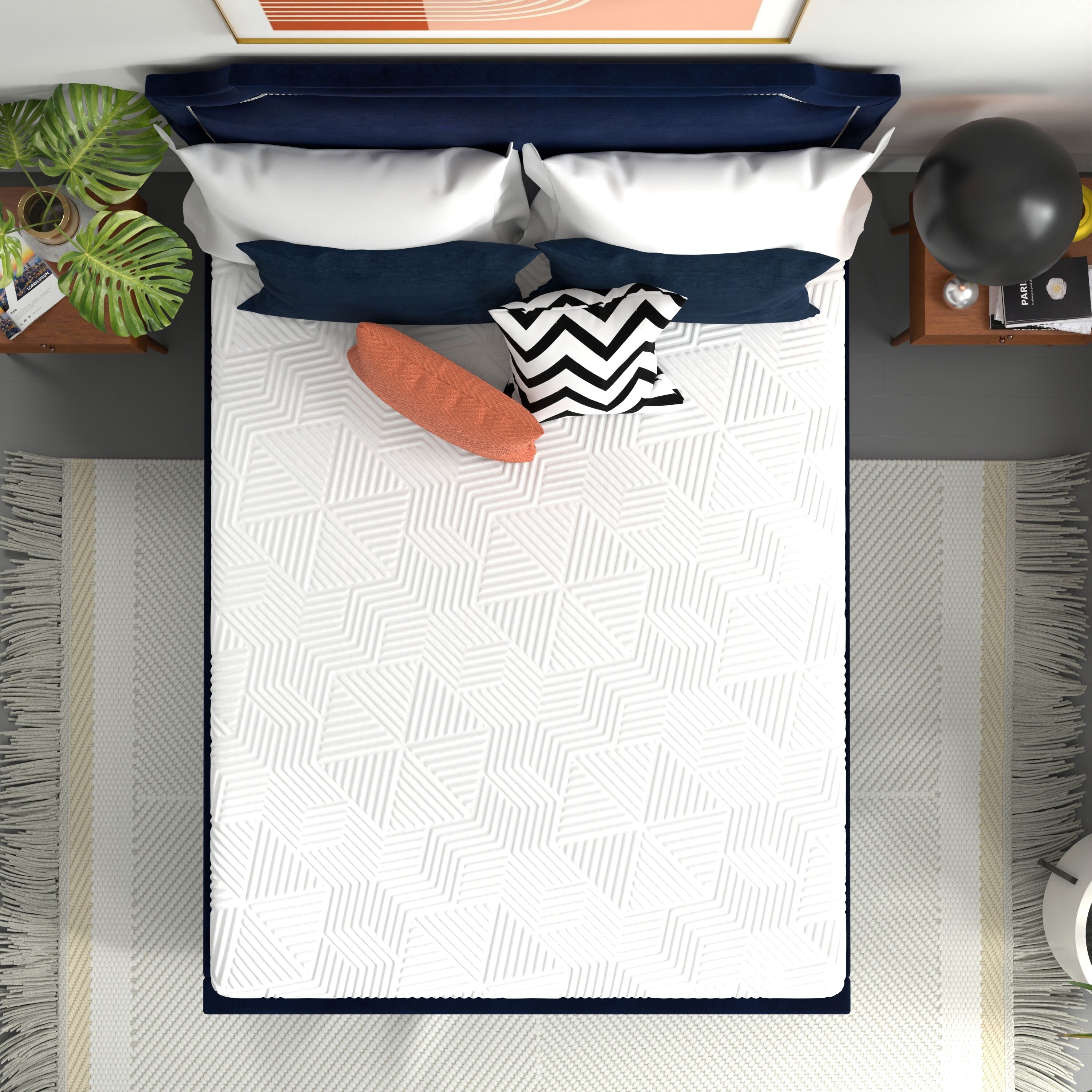 Matelas hybride moyen Early Bird CopperCool Performance 10