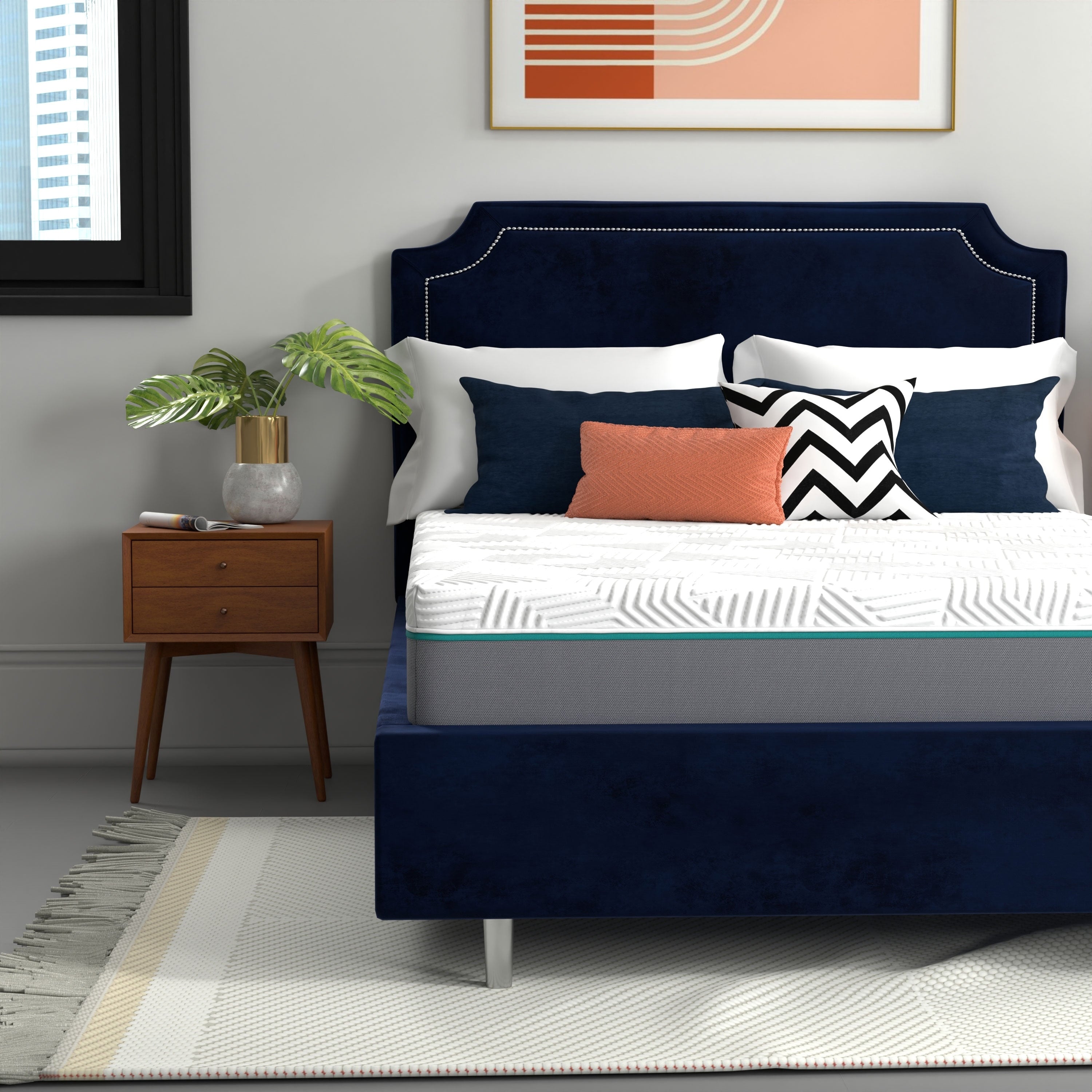 Matelas hybride moyen Early Bird CopperCool Performance 10