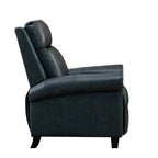 Fauteuil inclinable club en cuir véritable Ebello