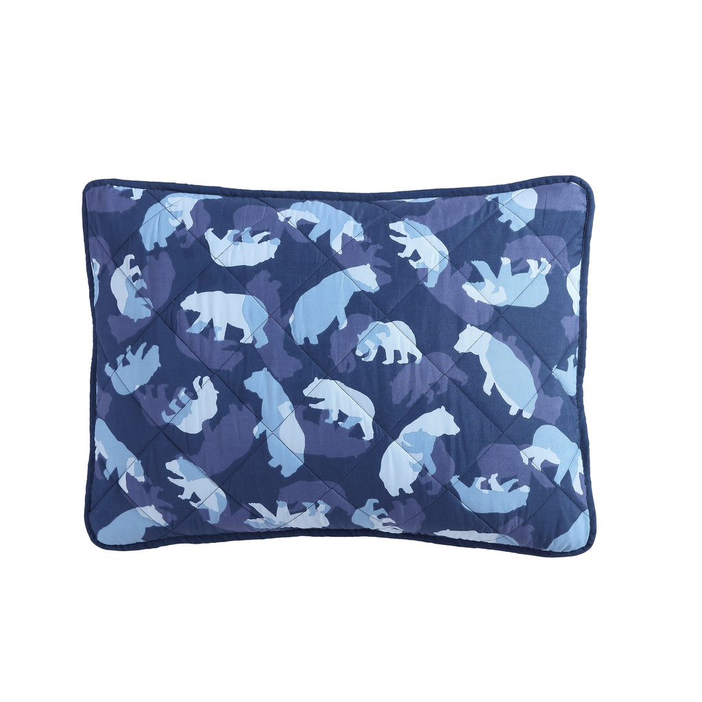 Ensemble de courtepointe bleu marine Eddie Bauer Kids Camp Camo