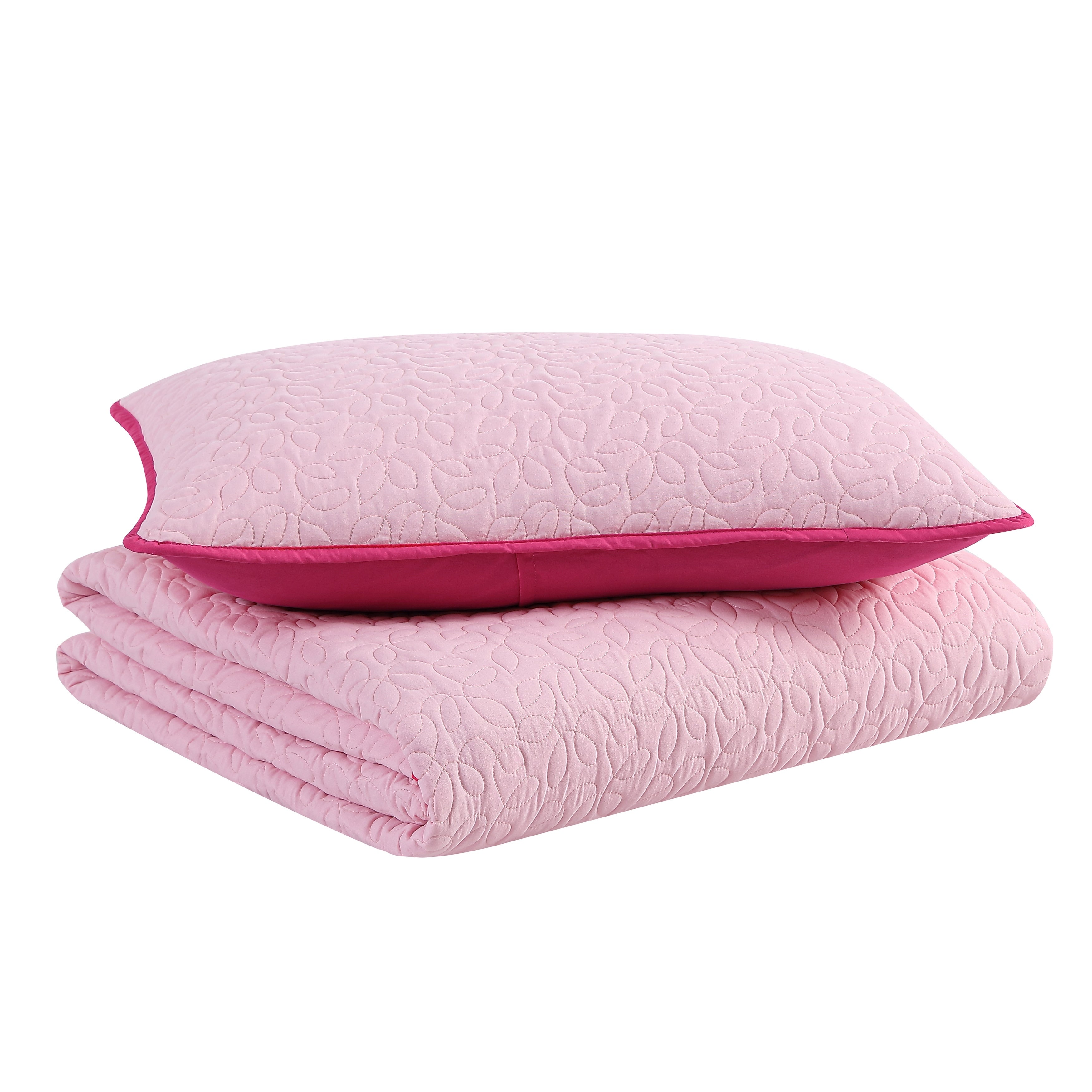 Parure de lit rose pour enfants Eddie Bauer