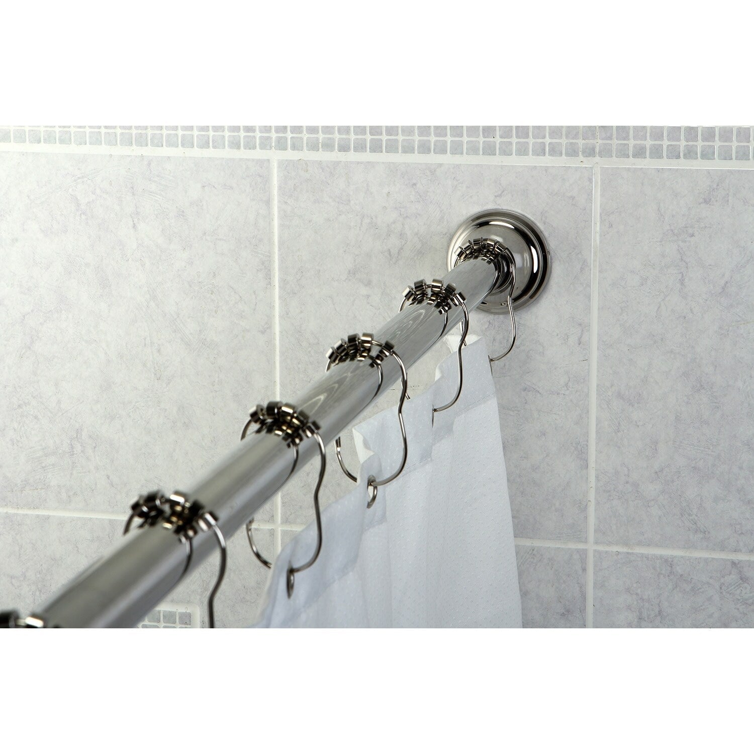 Tringle à rideau de douche réglable Edenscape de 152 à 183 cm – Chrome poli