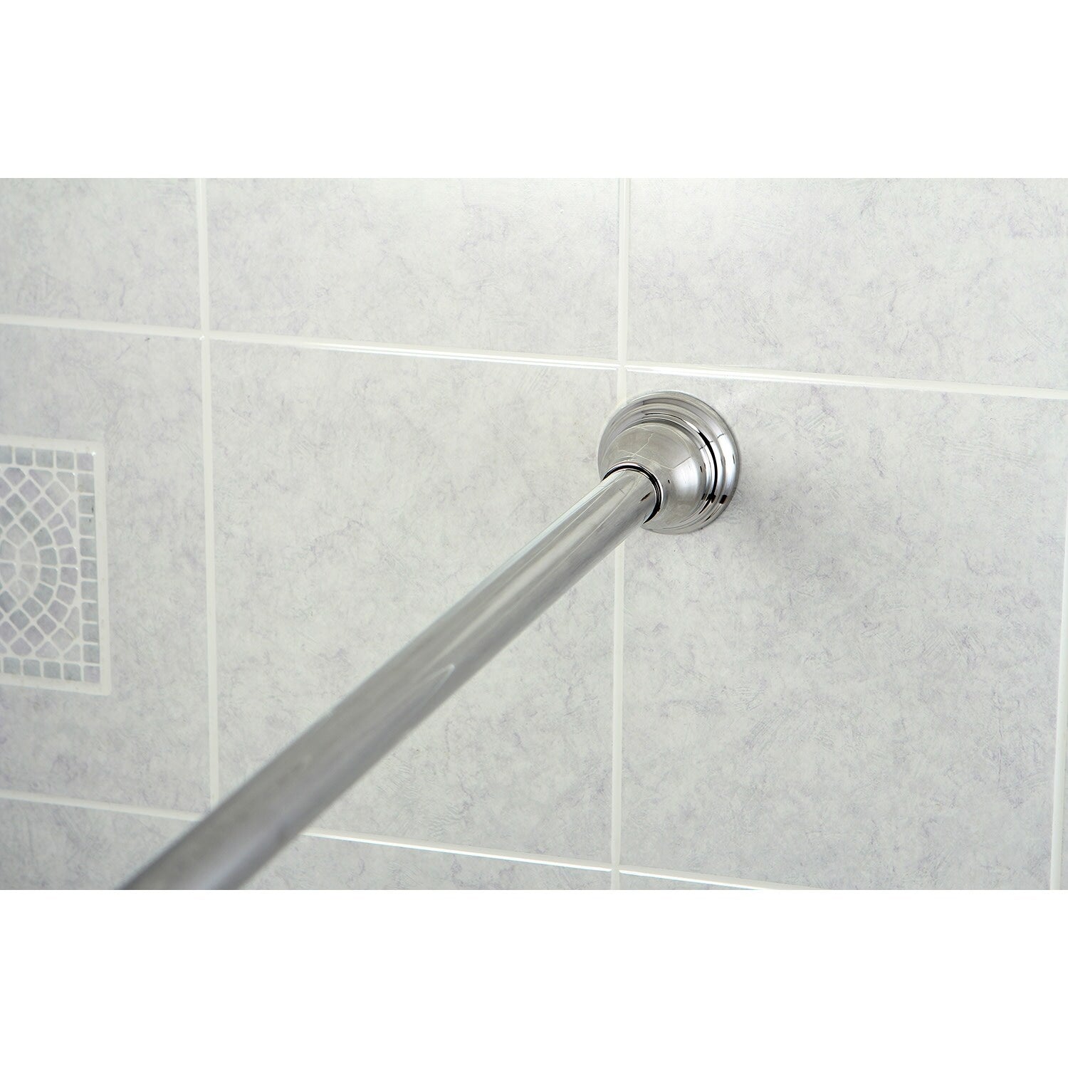 Tringle à rideau de douche réglable Edenscape de 152 à 183 cm – Chrome poli