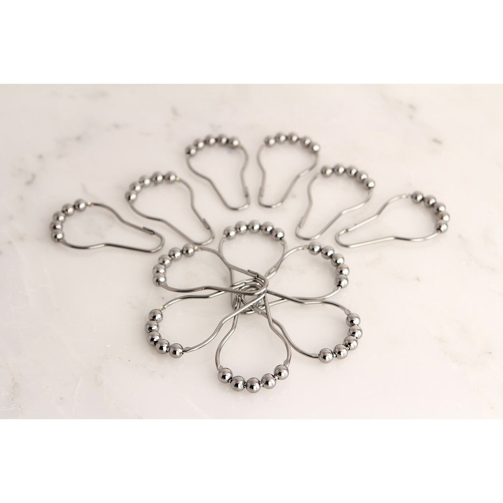 Anneaux de rideau de douche à boule roulante Edenscape (12 pièces/ensemble)