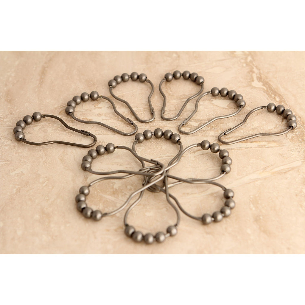 Anneaux de rideau de douche à boule roulante Edenscape (12 pièces/ensemble)