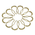 Anneaux de rideau de douche à boule roulante Edenscape (12 pièces/ensemble)