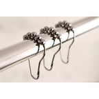 Anneaux de rideau de douche à boule roulante Edenscape (12 pièces/ensemble)