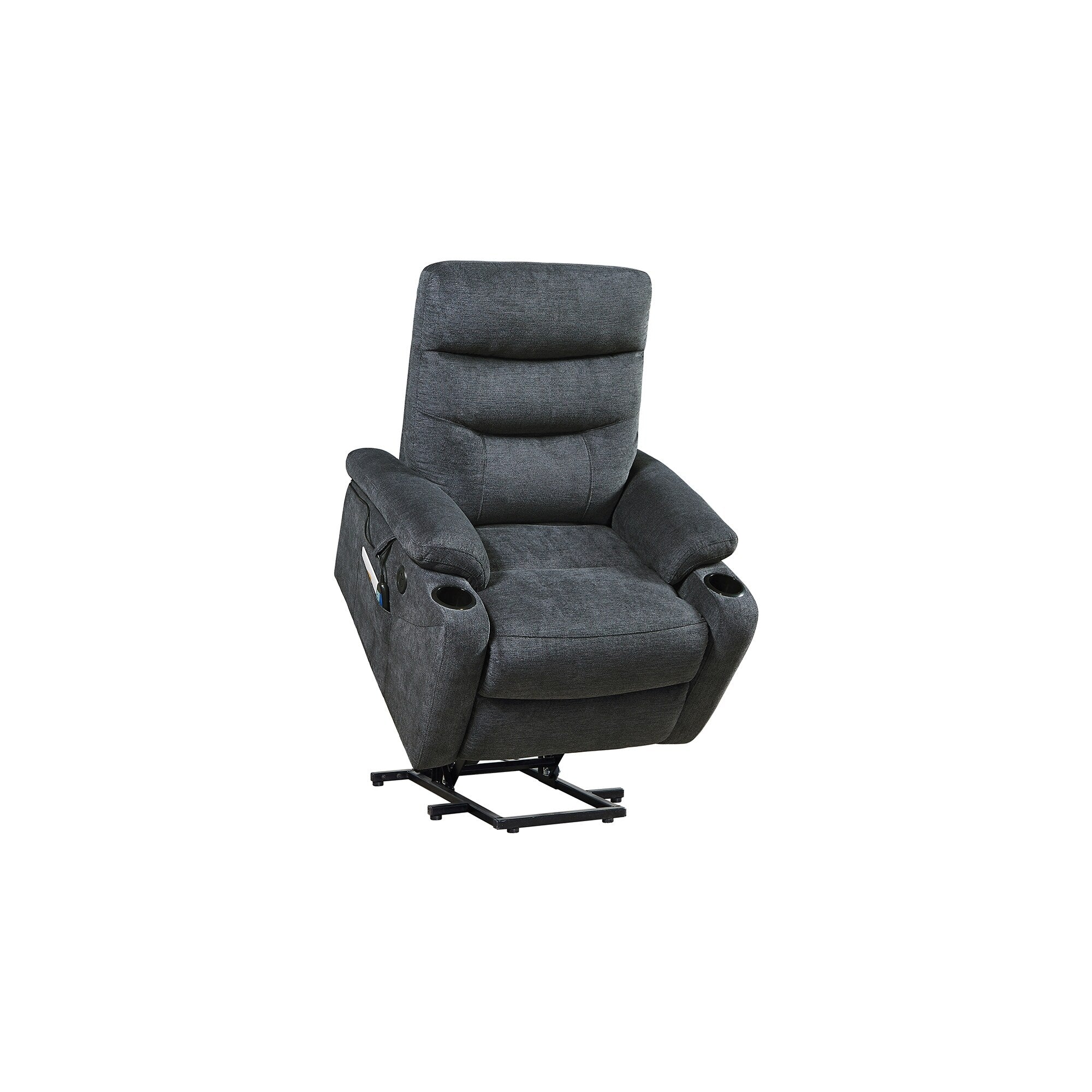 Fauteuil inclinable de massage électrique avec chauffage lombaire, 350 lb et inclinaison de 45° à 165°