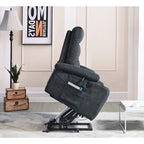 Fauteuil inclinable de massage électrique avec chauffage lombaire, 350 lb et inclinaison de 45° à 165°