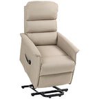 Fauteuil inclinable électrique pour personnes âgées, canapé inclinable réglable en tissu avec télécommande et poches latérales