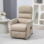 Fauteuil inclinable électrique pour personnes âgées, canapé inclinable réglable en tissu avec télécommande et poches latérales