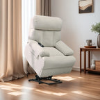 Fauteuil inclinable électrique pour personnes âgées avec télécommande, poche latérale, support ergonomique et siège spacieux