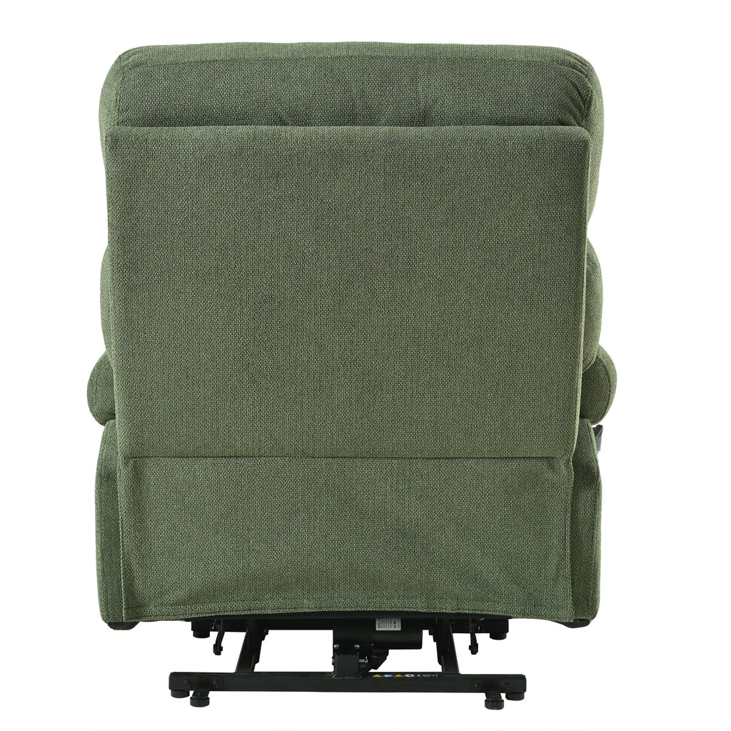 Fauteuil inclinable électrique pour personnes âgées avec télécommande, poche latérale, support ergonomique et siège spacieux