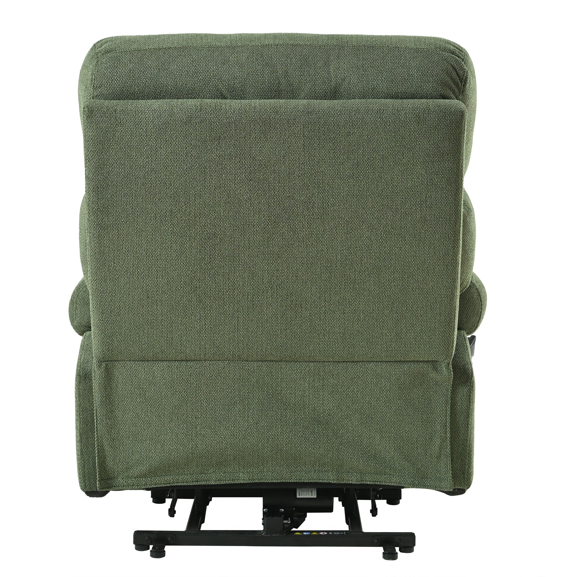 Fauteuil inclinable électrique pour personnes âgées avec télécommande, poche latérale, support ergonomique et siège spacieux