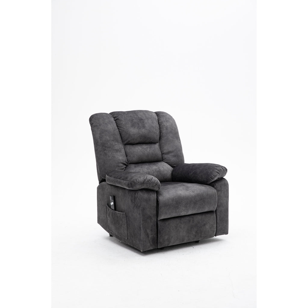 Fauteuil inclinable électrique avec réglage de la position en continu, commande à distance avec fonction massage et chauffage