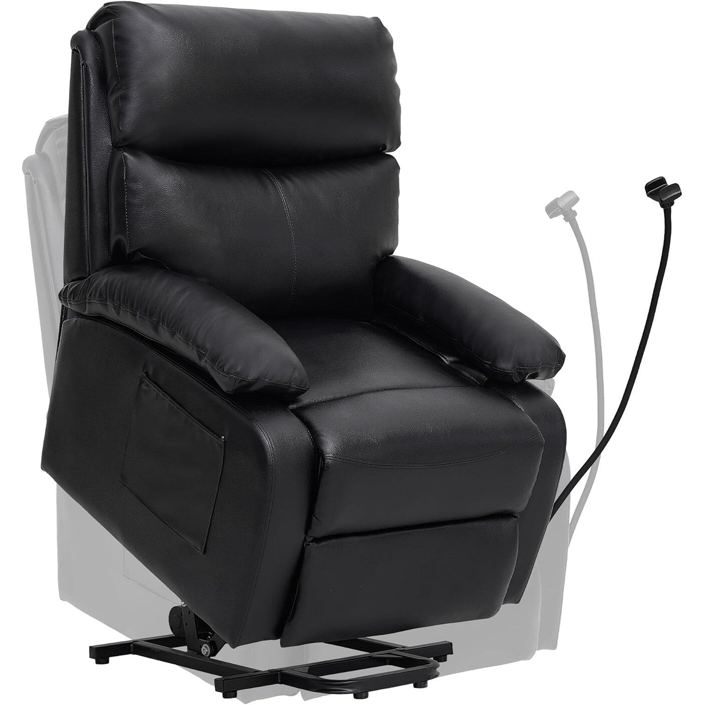 Fauteuil inclinable électrique avec releveur et tissu imperméable