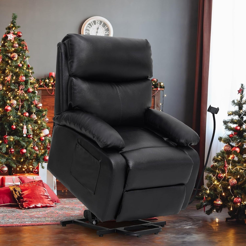Fauteuil inclinable électrique avec releveur et tissu imperméable