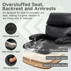 Fauteuil inclinable électrique avec releveur et tissu imperméable