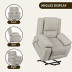 Fauteuil inclinable électrique de massage, levage multifonction, minuterie