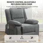 Fauteuil inclinable électrique de massage, levage multifonction, minuterie
