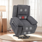 Fauteuil inclinable électrique de massage, levage multifonction, minuterie