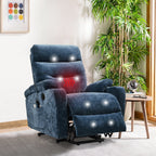 Fauteuil inclinable électrique avec relevage et massage