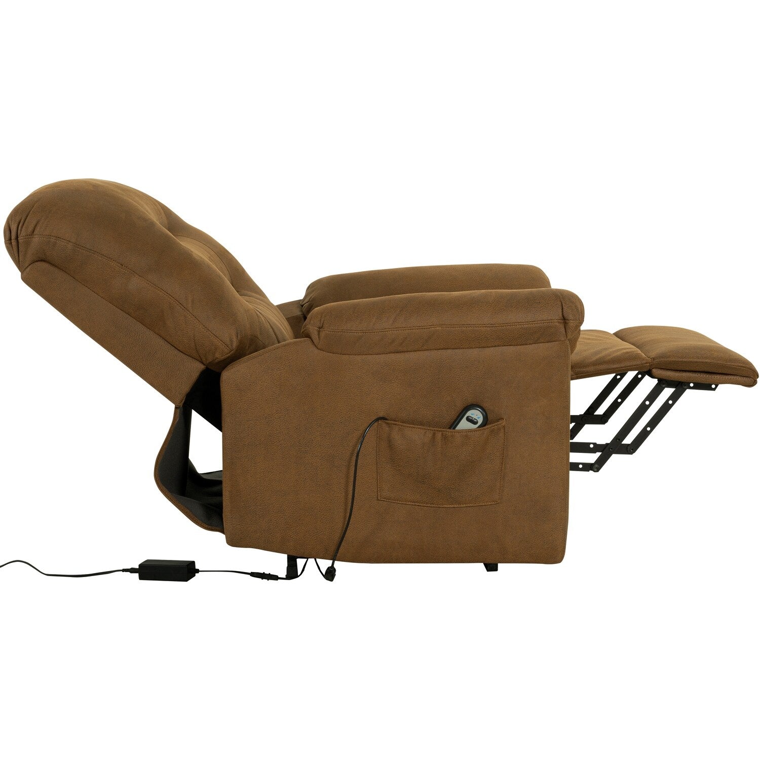 Fauteuil inclinable électrique avec releveur, fauteuil inclinable électrique avec télécommande, fauteuil inclinable électrique confortable pour personnes âgées