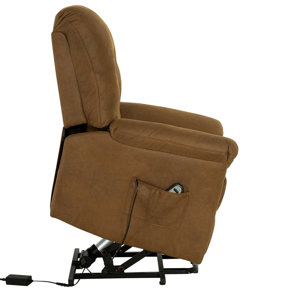 Fauteuil inclinable électrique avec releveur, fauteuil inclinable électrique avec télécommande, fauteuil inclinable électrique confortable pour personnes âgées