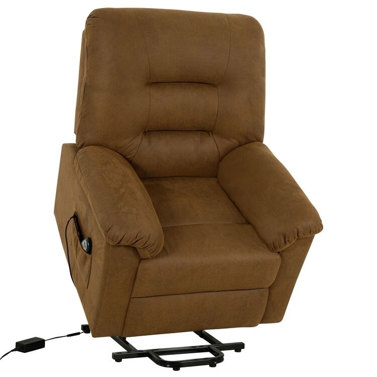 Fauteuil inclinable électrique avec releveur, fauteuil inclinable électrique avec télécommande, fauteuil inclinable électrique confortable pour personnes âgées