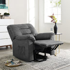 Fauteuil inclinable électrique avec releveur, fauteuil inclinable électrique avec télécommande, fauteuil inclinable électrique confortable pour personnes âgées