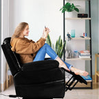 Fauteuil inclinable électrique avec releveur, fauteuil inclinable électrique avec télécommande, fauteuil inclinable électrique confortable pour personnes âgées