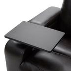 Fauteuil inclinable électrique avec port USB, plateau pivotant et rangement pour accoudoirs
