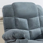 Fauteuil inclinable électrique avec inclinaison réglable à 139°, massage 8 points et chauffage lombaire, moteur Okin, chargement USB et rangement latéral