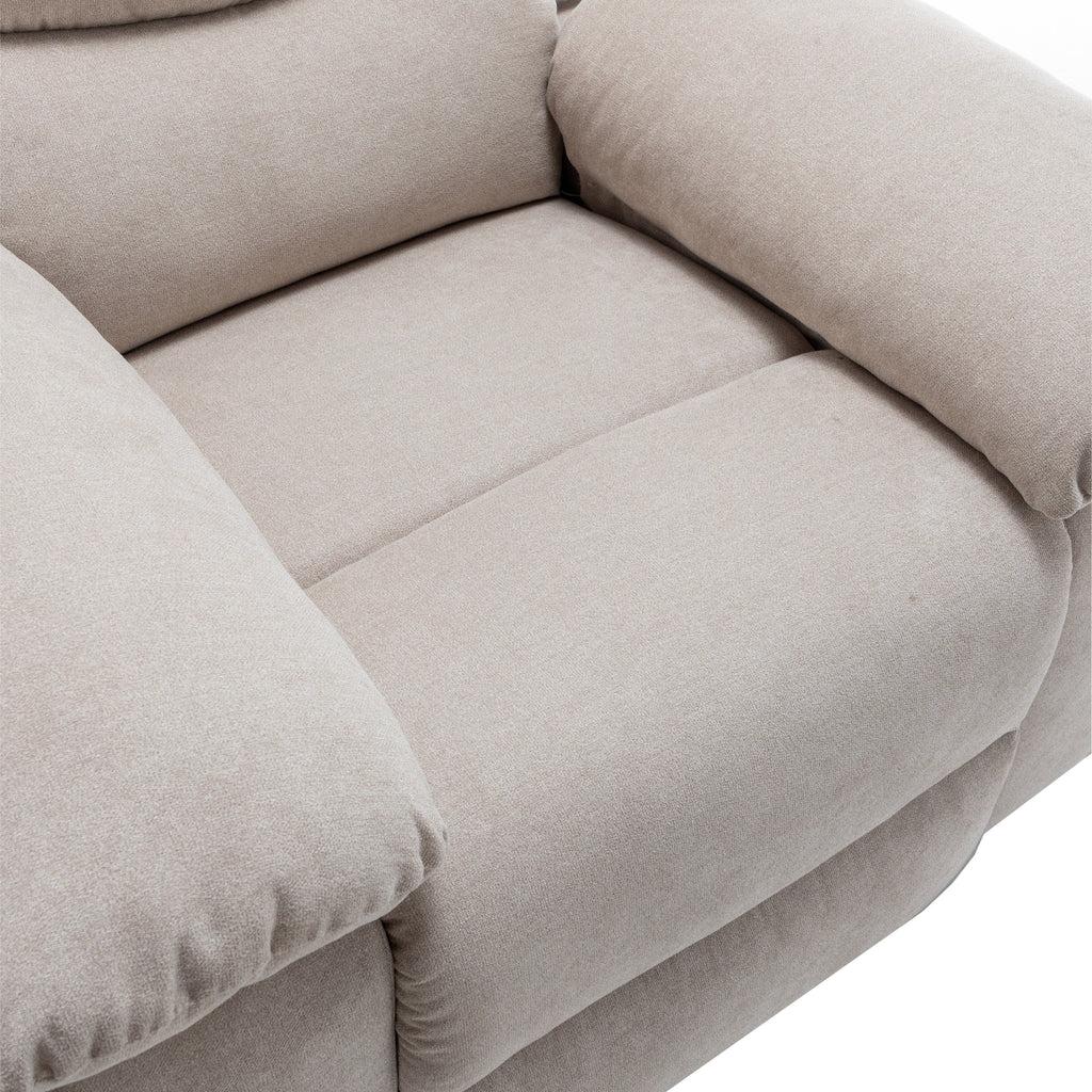 Fauteuil inclinable électrique avec massage, chauffage lombaire et cadre en acier